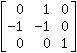 matrix for 3fold symmetry
