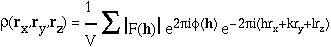 expression for electron density